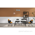 Office Waiting Room Chairs High Sofa Chair With Wheel Computer Leather Chair Manufactory